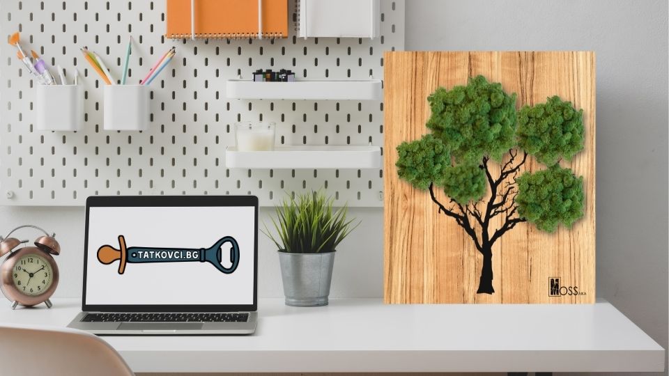 картина от скандинавски мъх